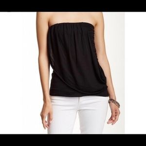 NEW Free People Ana Tube Top in Black size large